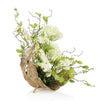 John Richard Decor White Agapanthus Leaf Sculpture