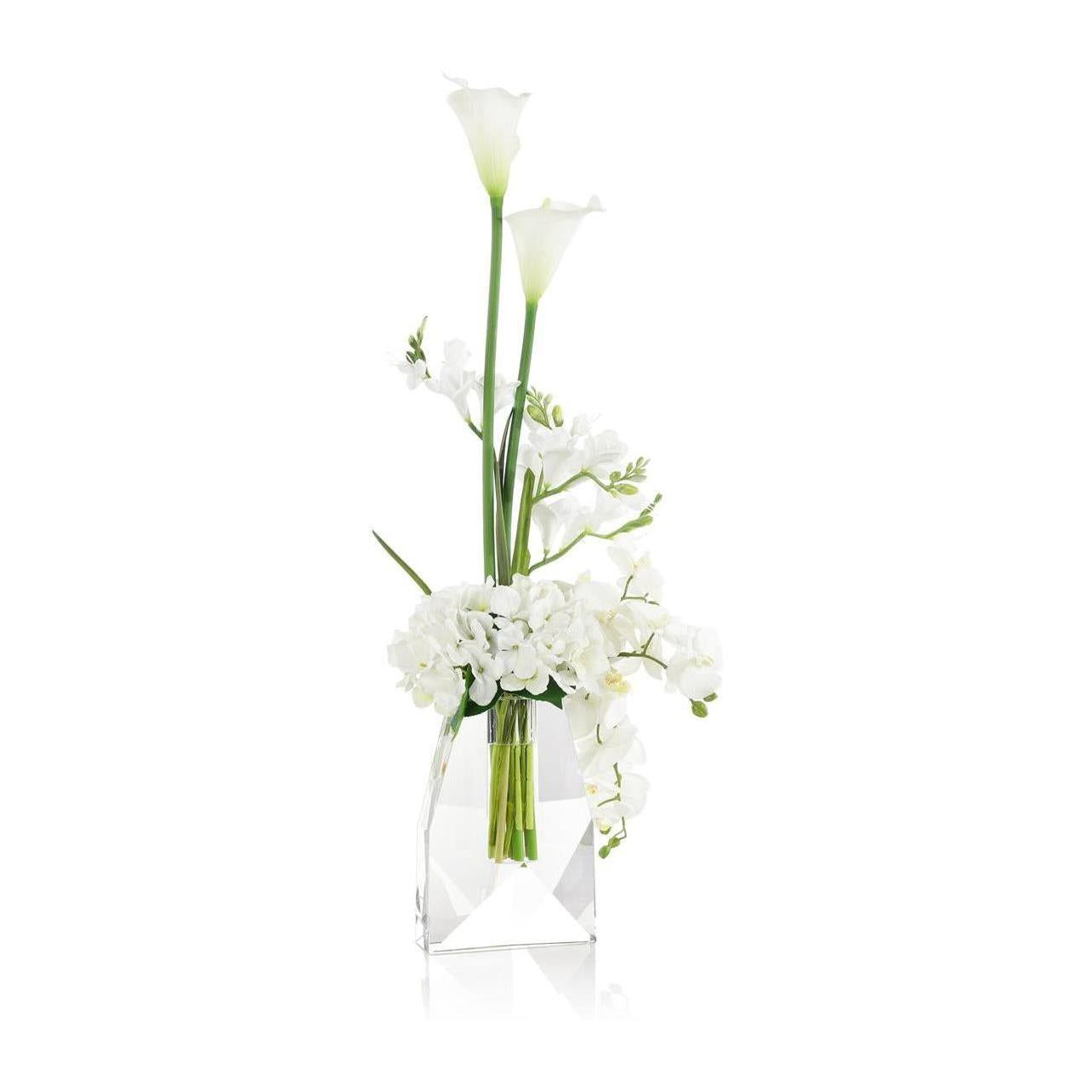 John Richard Decor Crystal Snow Blooms
