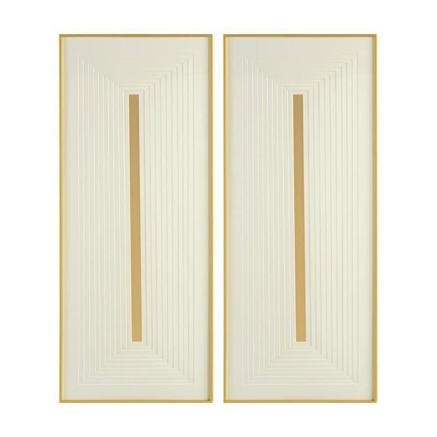 John Richard Golden Barricade Wall Art