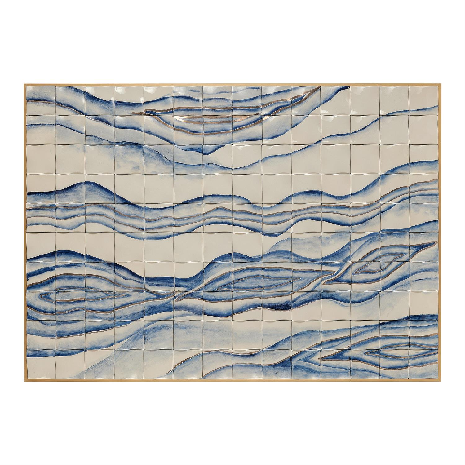 John Richard Porcelain Tide Wall Art