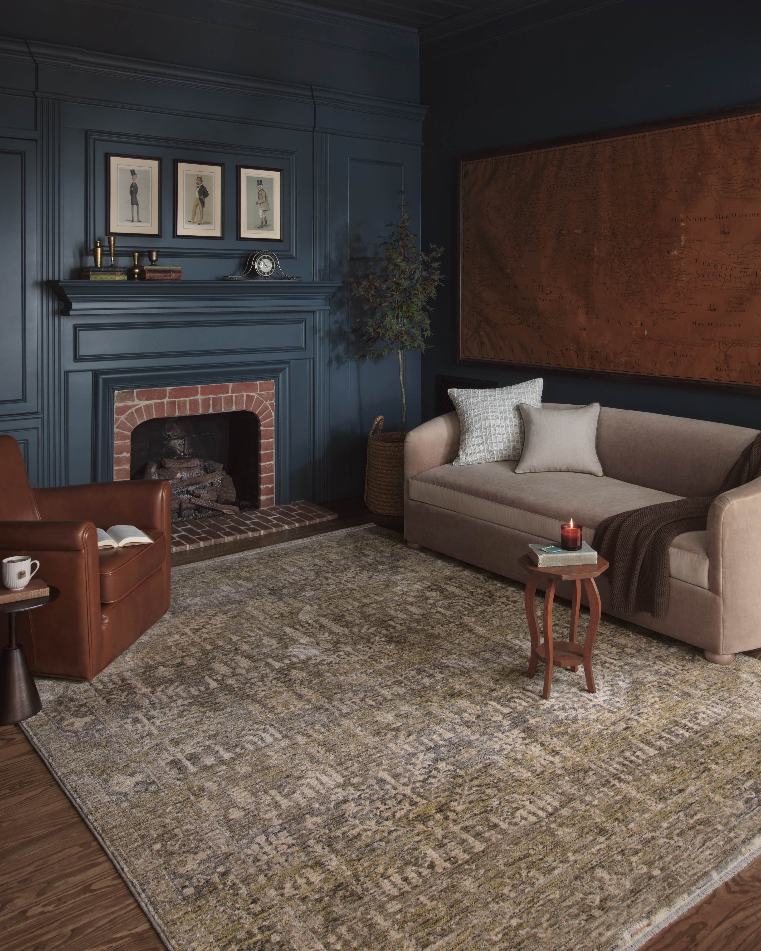 Magnolia Home Junie JUE-02 Rug Moss / Natural DC10
