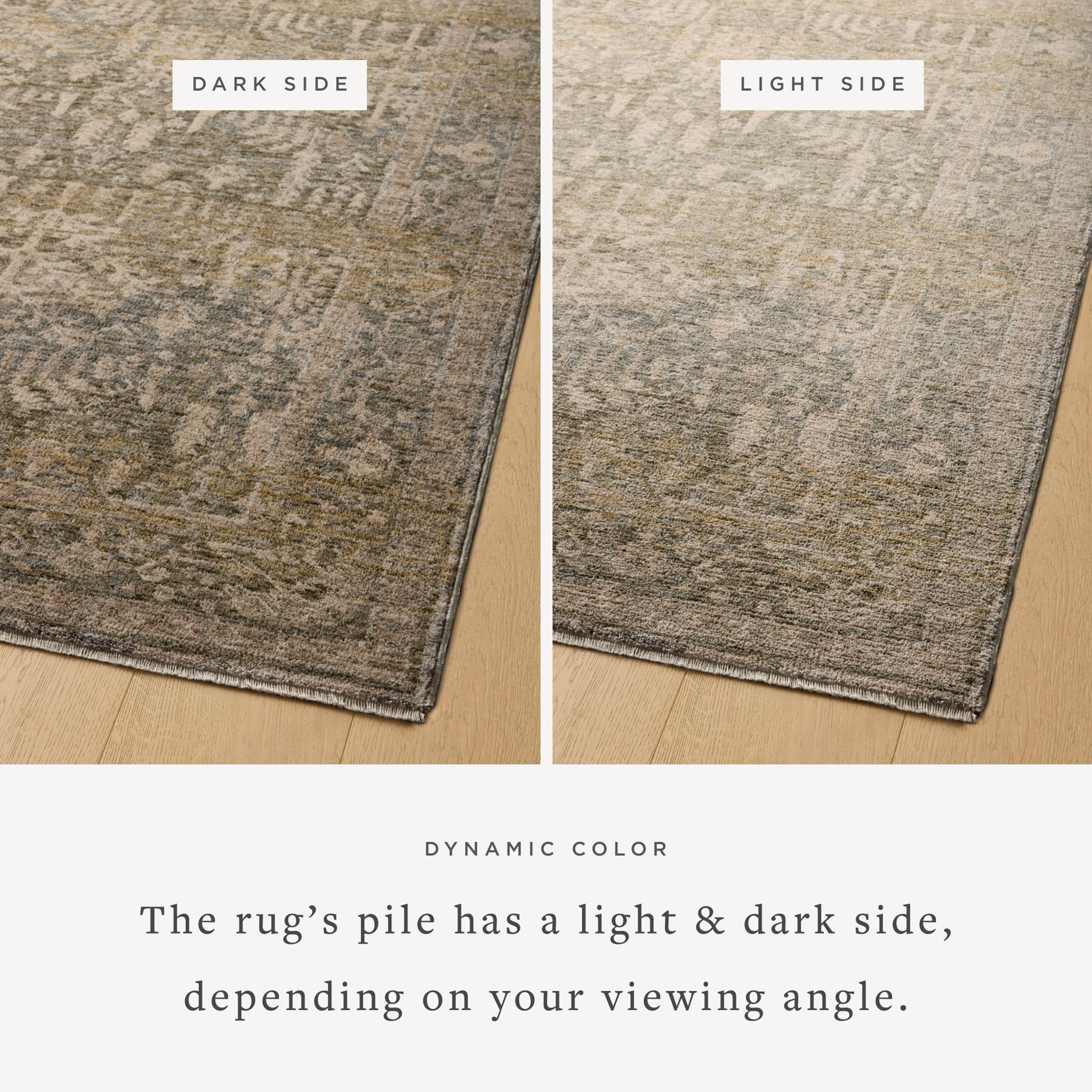 Magnolia Home Junie JUE-02 Rug Moss / Natural DC10