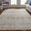 Feizy Kaia 39GLF Transitional Distressed in Tan/Ivory/Blue