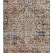Feizy Kaia 39GMF Transitional Medallion in Tan/Orange/Blue