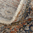 Feizy Kaia 39GMF Transitional Medallion in Tan/Orange/Blue