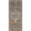 Feizy Kaia 39GMF Transitional Medallion in Tan/Orange/Blue