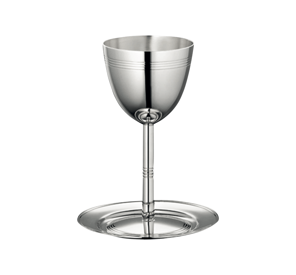 Christofle Judaique Silver Plated Kiddouch Cup