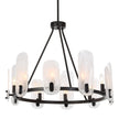 Uttermost Ellipse 10 Light Dark Bronze Chandelier