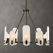 Uttermost Ellipse 10 Light Dark Bronze Chandelier