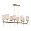 Uttermost Awyr 8 Light Linear Chandelier