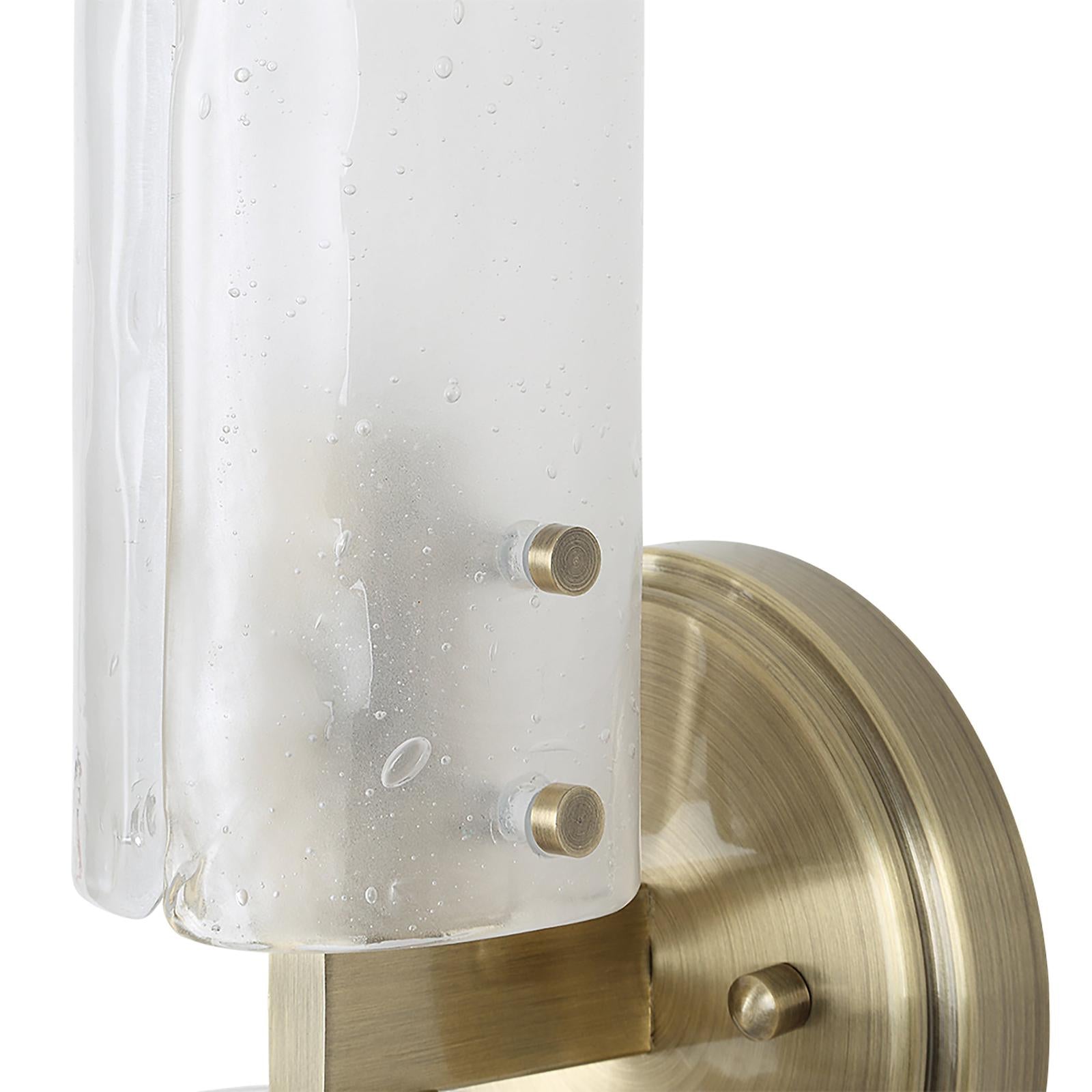 Uttermost Mistie 2 Light Glass Sconce