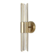 Uttermost Cret 2 Light Led Brass Sconce