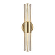Uttermost Cret 2 Light Led Brass Sconce