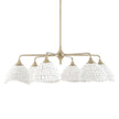 Uttermost Biddeford White Beaded Pendant
