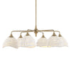 Uttermost Biddeford White Beaded Pendant