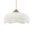 Uttermost Biddeford White Beaded Pendant