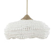 Uttermost Biddeford White Beaded Pendant