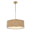 Uttermost Pinchot 4 Light Rattan Drum Pendant
