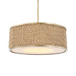 Uttermost Pinchot 4 Light Rattan Drum Pendant