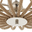 Uttermost Lovelock 4 Light Rope Empire Chandelier