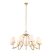 Uttermost Seville 9 Light Gold Chandelier