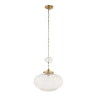 Uttermost Bellaire 1 Light Glass Shade Pendant