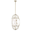 Uttermost Valencia 6 Light Glass Panel Pendant