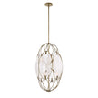 Uttermost Valencia 6 Light Glass Panel Pendant