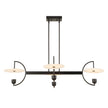 Uttermost Kyoto 4 Light Linear LED Chandelier