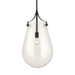 Uttermost Dewdrop 1 Light Glass Shade Pendant