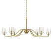 Uttermost Barcelona 6 Light Brass Chandelier