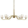 Uttermost Barcelona 6 Light Brass Chandelier