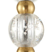 Uttermost Ripple 1 Light Frost Glass Pendant