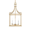 Uttermost Montreal 4 Light Brass Lantern Pendant