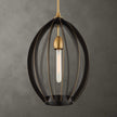 Uttermost Darby 1 Light Architectural Oval Pendant