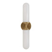 Uttermost Wellsville 2 Lt Brass Sconce