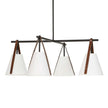 Uttermost Reins Accent Straps 4 Light Chandelier