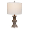 Modern Accents Textured Ceramic Stone Table Lamp