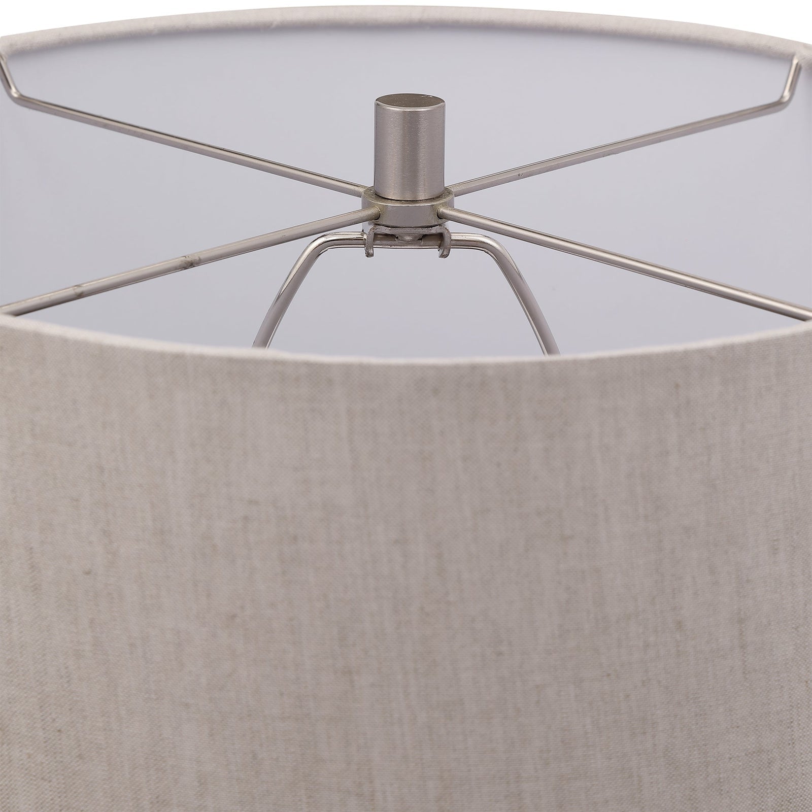 Modern Accents Wavy Lines Ceramic Table Lamp