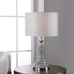 Modern Accents Wavy Lines Ceramic Table Lamp