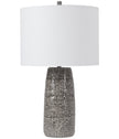 Modern Accents Offset Brick Pattern Ceramic Table Lamp