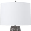 Modern Accents Offset Brick Pattern Ceramic Table Lamp