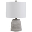 Modern Accents Etch and Pattern Concrete Table Lamp