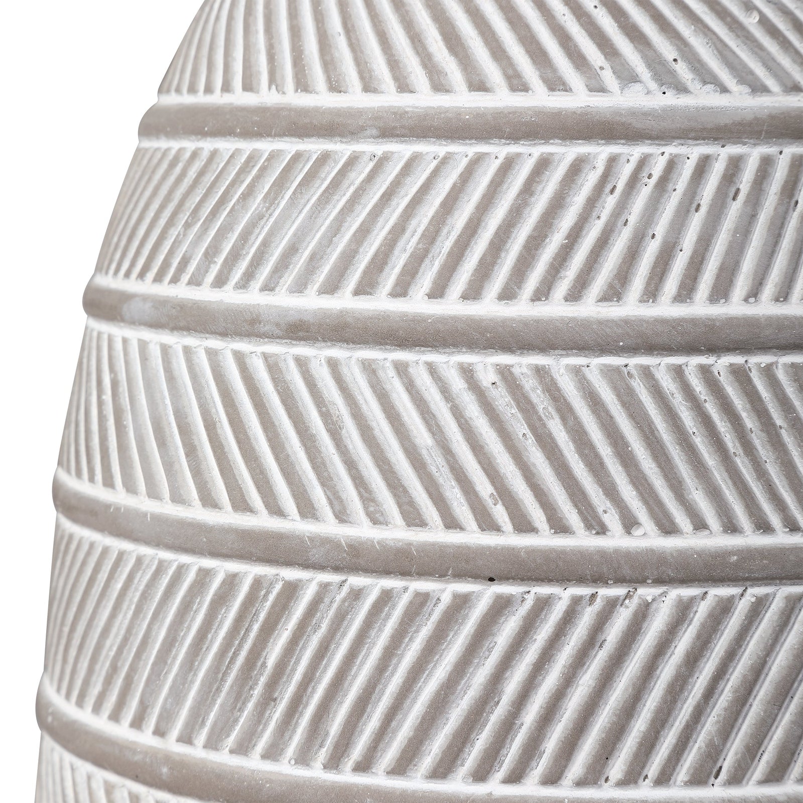Modern Accents Etch and Pattern Concrete Table Lamp