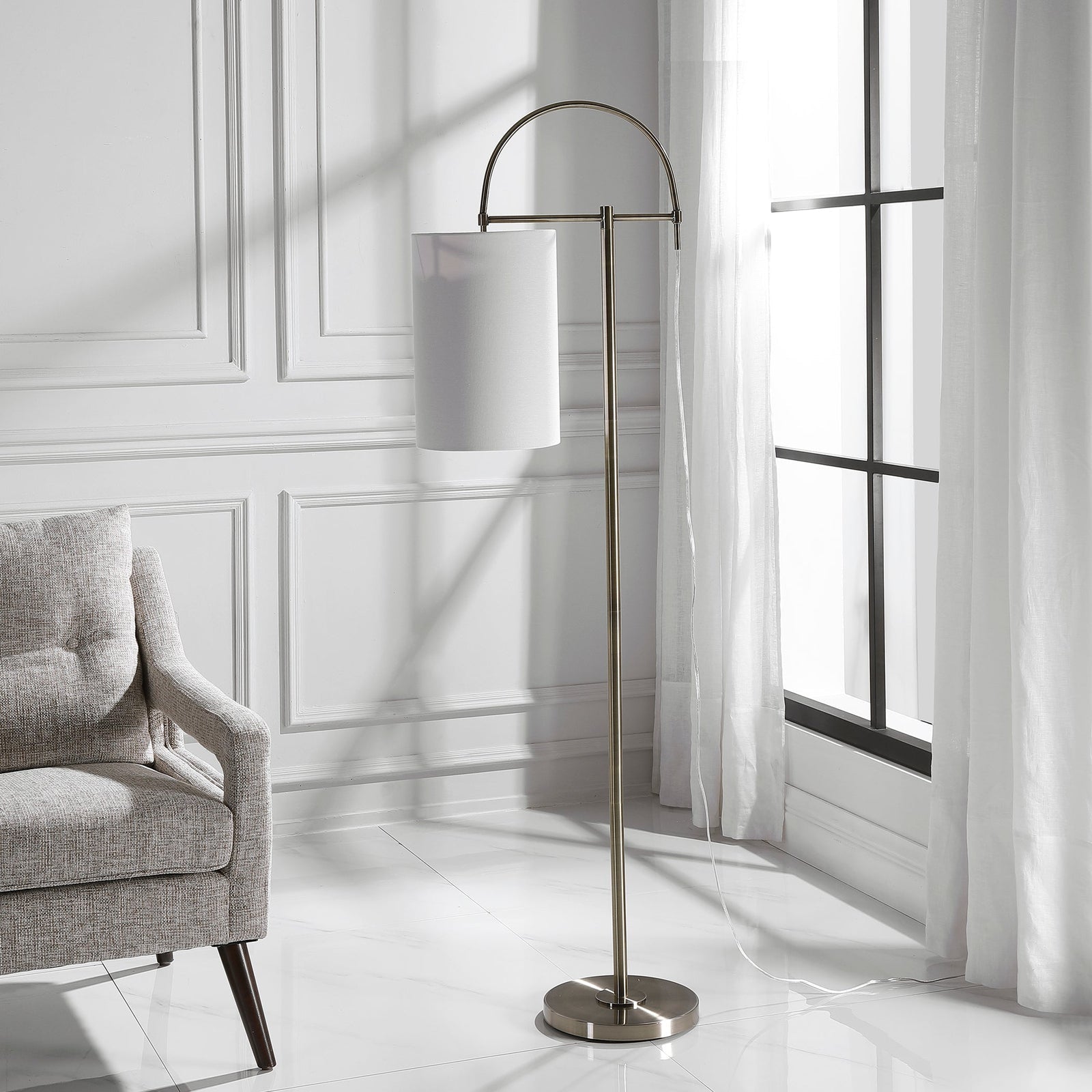 Modern Accents Arc Base Floor Lamp
