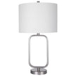 Modern Accents Rectangular Metal Base Table Lamp
