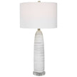 Uttermost Levadia Matte White Table Lamp