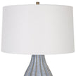 Uttermost Veston Blue Glaze Table Lamp