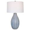 Uttermost Veston Blue Glaze Table Lamp