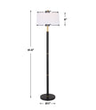 Modern Accents Gold Rings Metal Floor Lamp